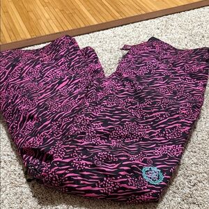 Betty Rides Hot Pink Zebra Snowboard Pants